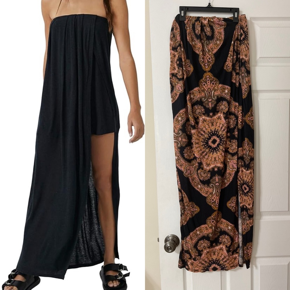 Free People summer fling strapless romper